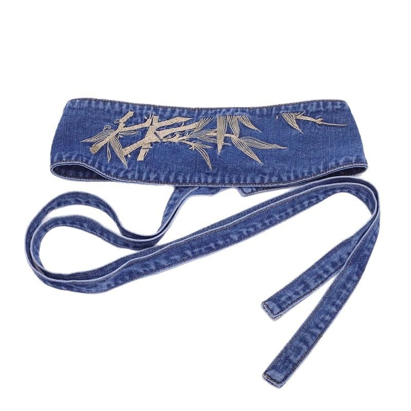 Vöökohttihend Naiste lai teksavöö Tikitud antiikse rahvusliku stiiliga vintage dekoratiivne kleit Kleit Särgi vöökoht