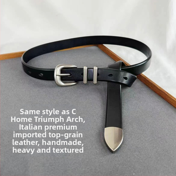 Vöö meestele esimese kihi puhtast nahast vöö, tipptasemel ehtsast nahast vöö, lihtne hõbedane pandlaga, trendikas ja lahe unisex pükstevöö