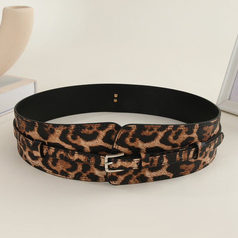 Női széles öv, dekoratív, összeillő szoknya, pulóver, kabát, szűk derekú, divatos, mindenhez illő öv, női fekete derékkal ellátott külső viselet