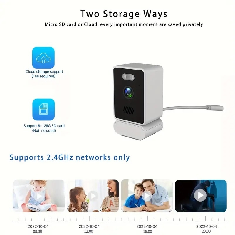 Нова 5g двубандова безжична Wifi домашна камера за наблюдение, монитор за прозорец, HD дистанционна мрежова камера