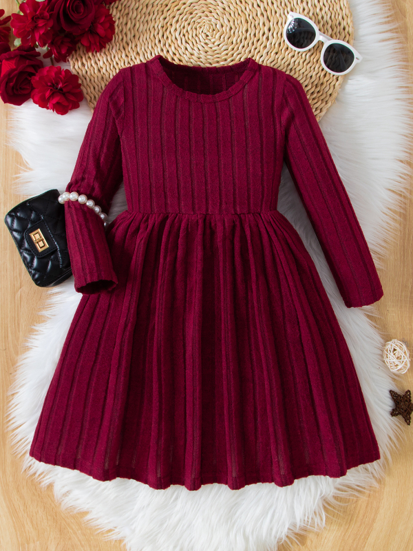 Izvor Veleprodaja Dječja pletena haljina za djevojčice Male i srednje veličine Dječja novogodišnja princezina suknja