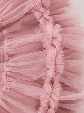 Νέα Φθινοπωρινή Φούστα Τούτου για Κορίτσια, Φούστα με Πλισέ Φθινόπωρο και Χειμώνα, Παιδική Φούστα, Φούστα με Ντεγκραντέ σε Πούδρα για Κορίτσια, Κλάση Α