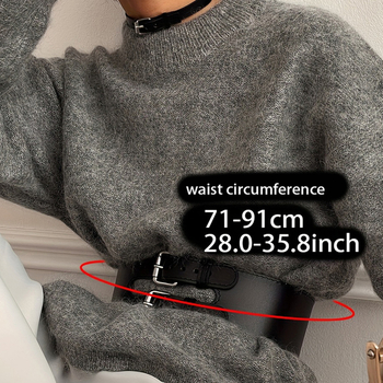 Διασυνοριακή Ζεστή Προσφορά Γυναικεία Φαρδιά Κάλυμμα Μέσης Πανκ Μόδας με Τιράντες Διακοσμητική Φούστα Πουλόβερ με Ζώνη Stappy για Γυναίκες