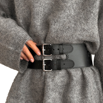 Διασυνοριακή Ζεστή Προσφορά Γυναικεία Φαρδιά Κάλυμμα Μέσης Πανκ Μόδας με Τιράντες Διακοσμητική Φούστα Πουλόβερ με Ζώνη Stappy για Γυναίκες