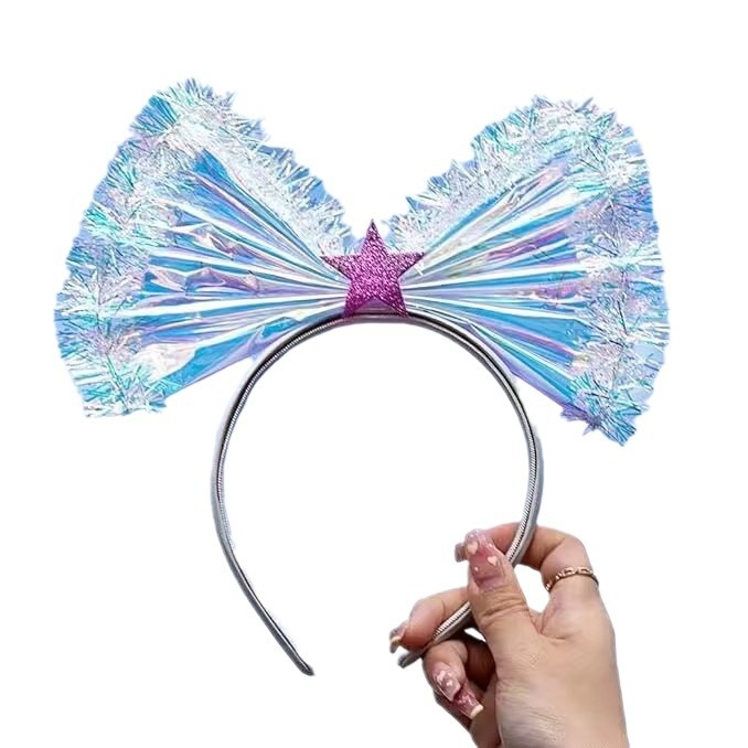 Halloween Gyermek Fejpánt Határokon Átnyúló Kreatív Világító Színes Fólia Fejpánt Karácsonyi Party Hangulat Beöltöztető Kellékek Fejfedők