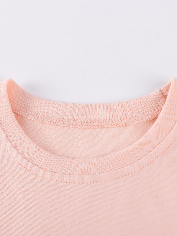 Izvor Tvornica Izvoz Djevojačke Suknje Veleprodaja Jesenske Dječje Suknje s Rukavima od Lista Lotosa Crtane Pamučne Dječje Suknje za Prijenos Topline