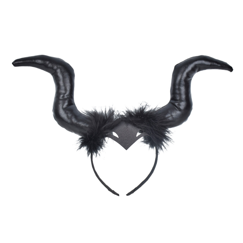 Maleficent Witch fejpánt Cosplay lányok szarvhaj kiegészítők Halloween határokon átnyúló ellátás fejpánt nagykereskedelem