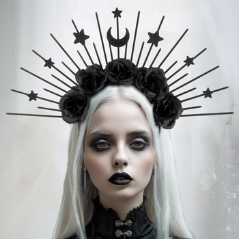 Uus päikesejumal tähtkuu juuksepandlaga gooti juukseaksessuaarid retro Euroopa ja Ameerika rõivad cos aksessuaarid rekvisiidid piiriülene hulgimüük