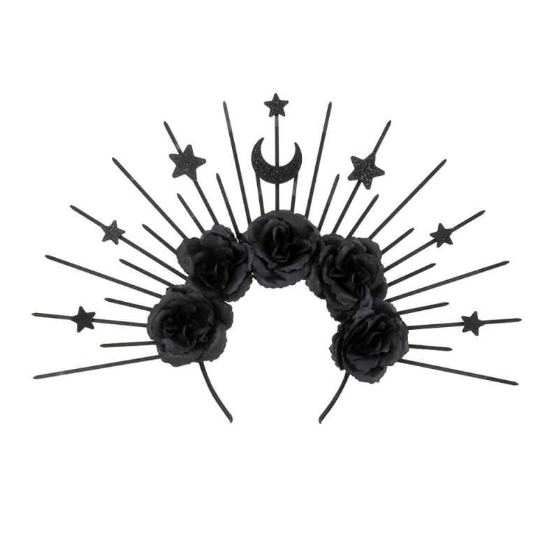 Uus päikesejumal tähtkuu juuksepandlaga gooti juukseaksessuaarid retro Euroopa ja Ameerika rõivad cos aksessuaarid rekvisiidid piiriülene hulgimüük