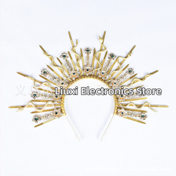 Amazon Medusa müüdi mao peapael neitsi halo peakate halloweeni karnevaliballi dekoratiivsed juukseaksessuaarid