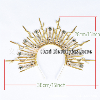 Amazon Medusa müüdi mao peapael neitsi halo peakate halloweeni karnevaliballi dekoratiivsed juukseaksessuaarid