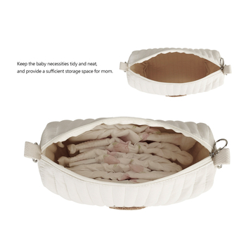 Μικρή τσάντα από καθαρό βαμβάκι, απλή τσάντα καλλυντικών με κέντημα αρκουδάκι, ελαφριά τσάντα καλλυντικών ταξιδιού, τσάντα καλλυντικών για πάνες μωρού