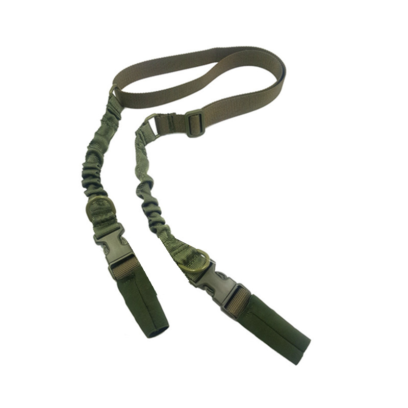 Pārrobežu nodilumizturīga divpunktu amerikāņu taktiskā slinga virve āra uzdevumu virvei SLR slinga aukla divpunktu taktiskai lietošanai ārā