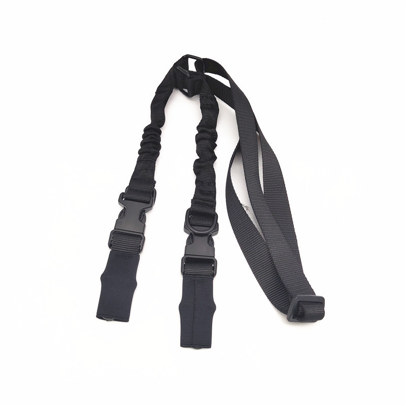 Pārrobežu nodilumizturīga divpunktu amerikāņu taktiskā slinga virve āra uzdevumu virvei SLR slinga aukla divpunktu taktiskai lietošanai ārā