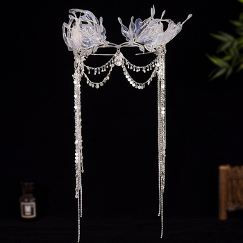 Näkineiu tutiga juukseaksessuaarid juuksepaelad uus stiil näkkineiu ji plahvatuslik peakate kroon superhaldjas hanfu eksoque juuksekroon