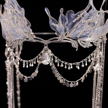 Näkineiu tutiga juukseaksessuaarid juuksepaelad uus stiil näkkineiu ji plahvatuslik peakate kroon superhaldjas hanfu eksoque juuksekroon