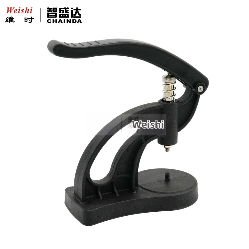 Инструмент за ремонт на часовници, ABS пластмасов преса за капак на часовник, преса за капак на часовник, 12 гумени форми