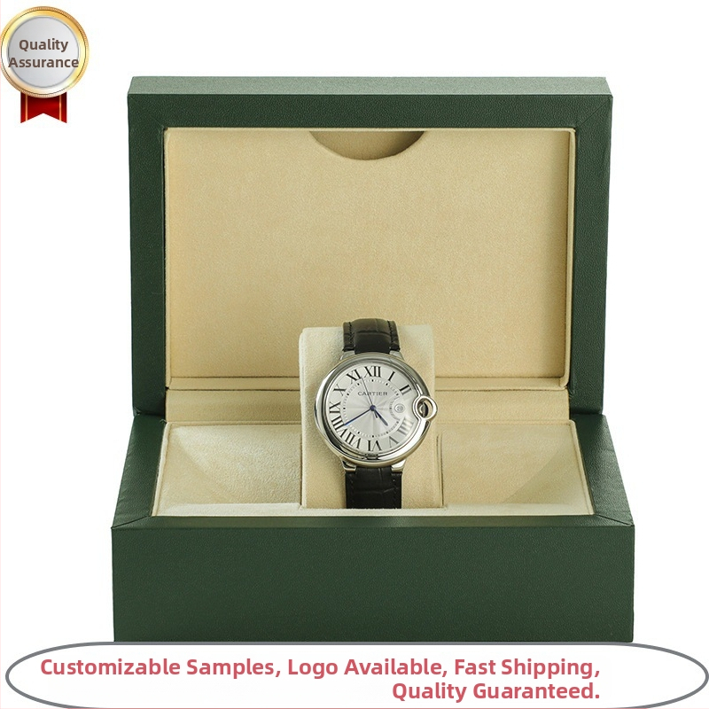 Директна доставка от фабриката на зелена кутия за часовници Laojia, кутия за опаковка от висок клас, кутия за подарък за часовник, готова за продажба