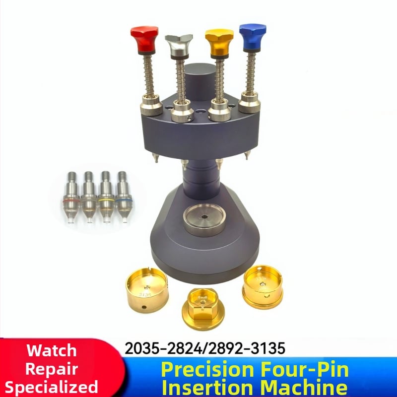 Mașină de cusut cu patru ace de precizie, instrument Hack meter, mașină de cusut cu 4 ace (cu 3 suporturi de mișcare și 8 ace)