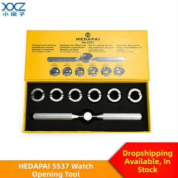 Комплект от 7 инструмента за отваряне на капак на часовник, отваряне на часовник, HEDAPAI, инструмент за отваряне на заден капак на часовник