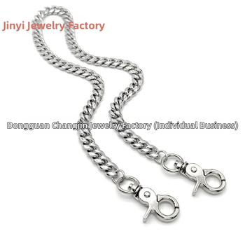 Ευρωπαϊκή και αμερικανική προσωπικότητα μόδας χιπ χοπ αλυσίδα λείανσης τιτανίου χάλυβα αλυσίδα ατμομηχανή παντελόνι αλυσίδα ins άνεμος διακόσμηση ανδρική αλυσίδα χονδρικής