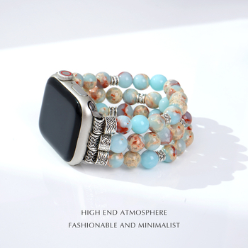 Alkalmas Apple Watch iWatch szíj Apple Watch gyöngy karkötő Amazon határokon átnyúló forró akció