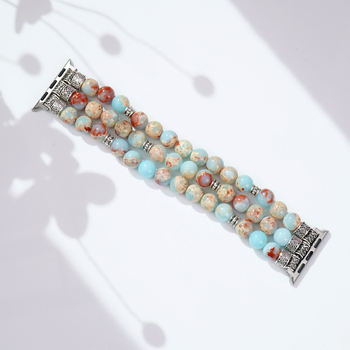 Κατάλληλο για Apple Watch, λουράκι, βραχιόλι με χάντρες, Apple Watch, διασυνοριακή πώληση στο Amazon