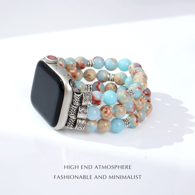 Alkalmas Apple Watch iWatch szíj Apple Watch gyöngy karkötő Amazon határokon átnyúló forró akció