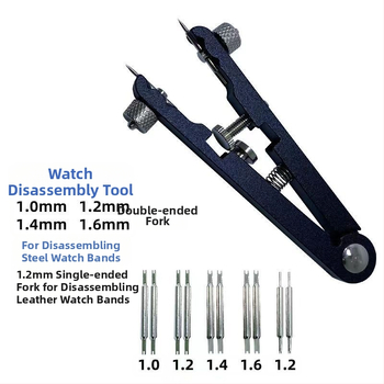 Kellaparandustööriistad, Kõrvarõnga tangid, V-kujulised rihmaotsad, Kellarihma tangid, Kõrvarõngaste komplekt 10 nõelaga, 6825 Kõrvarõnga tangid, Kellarihmaotsad