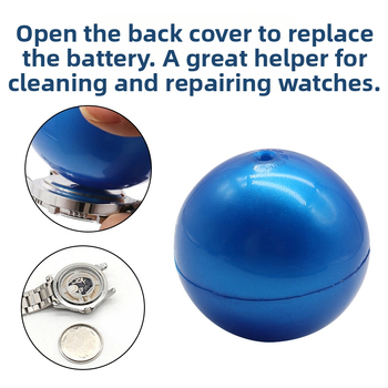 Kummist palliga kellaavaja kellaparandustööriist pöörlev tagakaas kellaavaja kummist palliga õmblusteta kellakate