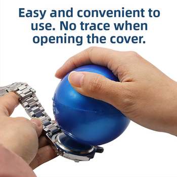 Kummist palliga kellaavaja kellaparandustööriist pöörlev tagakaas kellaavaja kummist palliga õmblusteta kellakate