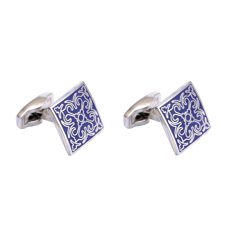 Pánske francúzske košeľové manžety s retro vzorom, manžetové gombíky, výpredaj, manžetové gombíky 182