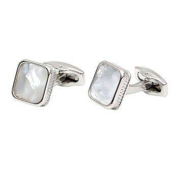 Мъжки копчета за ръкавели, леки луксозни, френски темперамент, квадратни метални, с метален ръкав, бижута за нокти XK23031