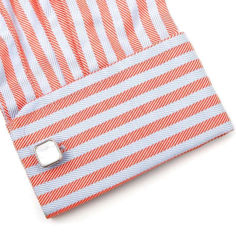 Meeste mansetinööbid, piiriülesed, kerged, luksuslikud prantsuse temperamendiga kestaga ruudukujulised metallist särgi varrukaga küüneehted XK23031