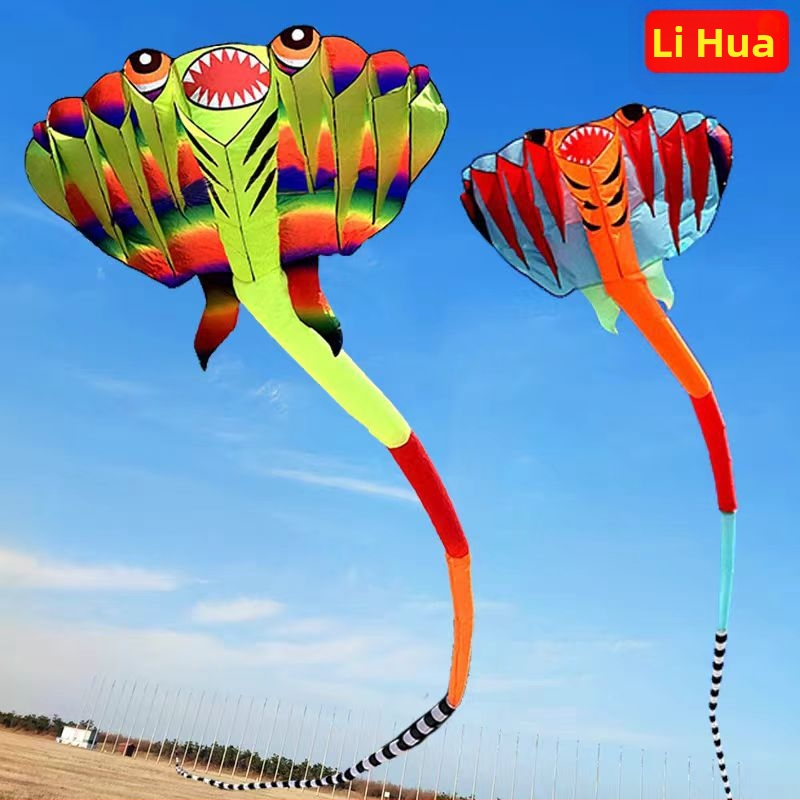 Lihua oriģinālais jaunais augstas klases lielo makreļu pūķis Stereo vēja izturīgs un spēcīgs pieaugušo pūķu brīze, viegli lidojams vairumtirdzniecībā