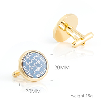 Σε απόθεμα νέα ηλεκτρολυτικά επιμεταλλωμένα χρυσά αξεσουάρ τσιπ CD εποξειδικά μεταλλικά μανικετόκουμπα Χονδρική πώληση γαλλικών μανικετόκουμπων εξωτερικού εμπορίου για άνδρες