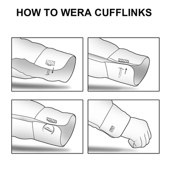 Μανικετόκουμπα Γαλλικά μανικετόκουμπα Μανικετόκουμπα Εξωτερικού Εμπορίου Επαγγελματικά ορθογώνια μανικετόκουμπα Twill Ριγέ Ανδρικά Μεταλλικά μανικετόκουμπα