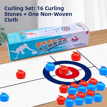 Tiktok Trending Dječja stolna igra curlinga Društvena igra Roditelj-dijete Interaktivni curling Proizvođač Veleprodaja 8-lopta 16-lopta s krpom