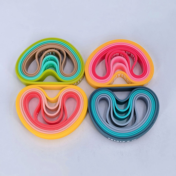 Piiriüleste plahvatuste värviline inspireeriv positiivse energiaga käepael meestele ja naistele saksa, inglise, inspireerivate tsitaatide ja silikoonist käevõru