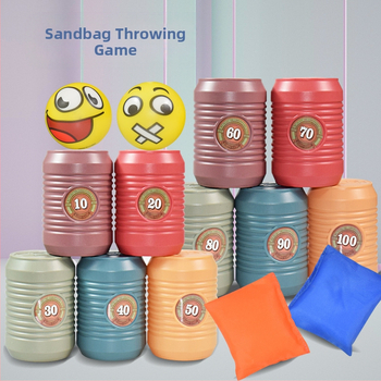 Piiriülene beebiring laste mänguasjad lapsevanema ja lapse interaktiivne viskamispurkide bowlingu pusle alusharidusring