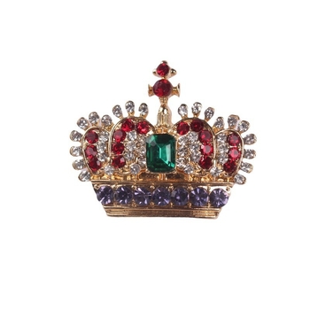 Корона дизайн брошка темперамент личност корсаж интернет знаменитост мода дрехи игли за дрехи катарама кардиган на склад едро доставка