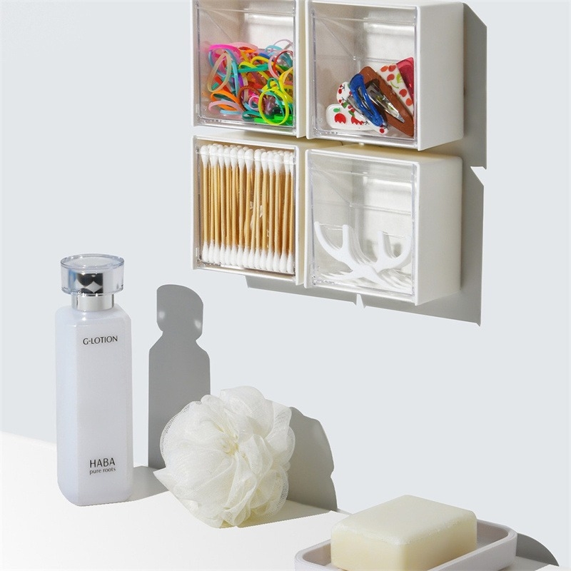 Balta, pie sienas stiprināma, atverama uzglabāšanas kaste, sienas kaste bez perforatora, vates tamponu kaste vannas istabai, maza uzglabāšanas kaste