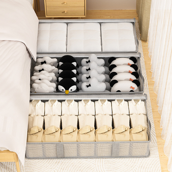 Η νέα επίπεδη, διαφανής τσάντα αποθήκευσης μεγάλης χωρητικότητας από PVC της Youfen στο κάτω μέρος του κρεβατιού είναι ανθεκτική στη φθορά, στη σκόνη και στην υγρασία και εύκολη στην εύρεση.