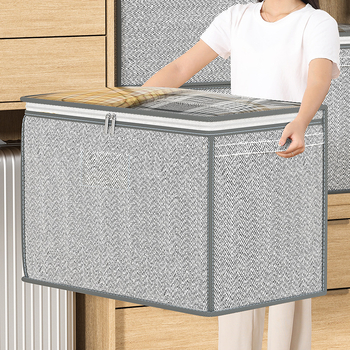 Νέα διαφανής τσάντα αποθήκευσης από μη υφασμένο ύφασμα μεγάλης χωρητικότητας για αναβάθμιση στην κορυφή της Youfen, χωρίς οσμή, ανθεκτική στη φθορά, ανθεκτική στη σκόνη και την υγρασία