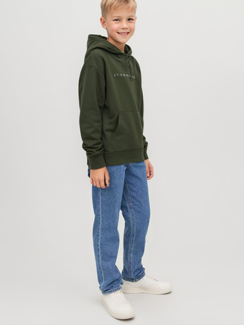 Kevad- ja sügismood vabaaja laste riided tüdrukutele ja poistele, ühevärvilised teksad, küljetaskuga lukuga, keskmised ja suured laste teksapüksid