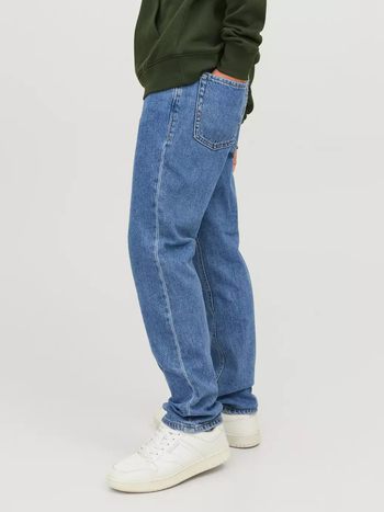 Kevad- ja sügismood vabaaja laste riided tüdrukutele ja poistele, ühevärvilised teksad, küljetaskuga lukuga, keskmised ja suured laste teksapüksid