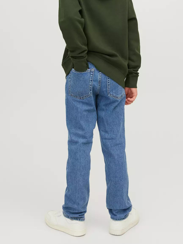 Kevad- ja sügismood vabaaja laste riided tüdrukutele ja poistele, ühevärvilised teksad, küljetaskuga lukuga, keskmised ja suured laste teksapüksid