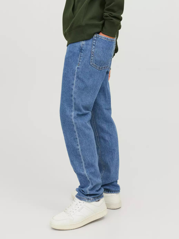 Kevad- ja sügismood vabaaja laste riided tüdrukutele ja poistele, ühevärvilised teksad, küljetaskuga lukuga, keskmised ja suured laste teksapüksid