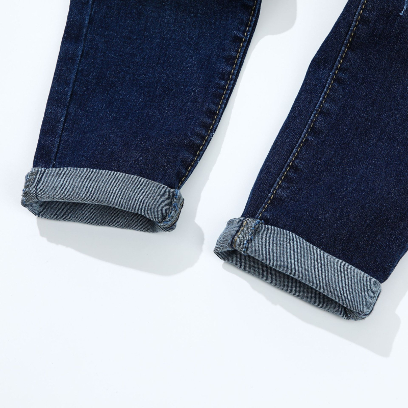 Blugi pentru băieți, pantaloni de denim elastici, slim fit, pentru copii, pantaloni clasici la modă