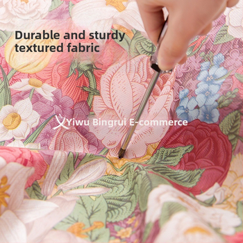 Τσάντα αποθήκευσης λουλουδιών Τσάντα αποθήκευσης λουλουδιών με διπλό φερμουάρ Αποθήκευση ρούχων για πάπλωμα Αδιάβροχη, ανθεκτική στην υγρασία, τσάντα χειρός με πάχος